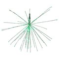 Go-Go 20 in. LED Lighted Firework Silver Branch Hanging Decor - Green GO1770941